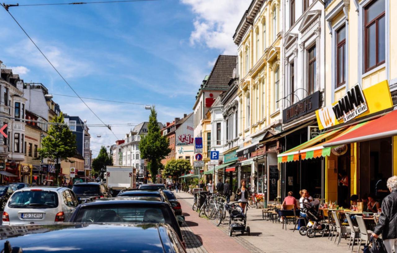 Moderne und gemütliche Ferienwohnung im Bremer Viertel Exterior foto